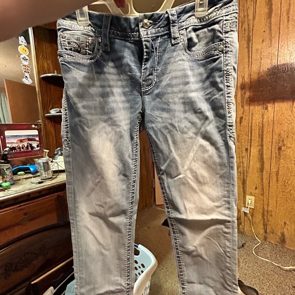 Women’s rock revival jeans easy skinny size 29